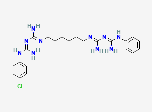 Two-dimensional chemical structure of Chlorhexidine EP Impurity M, CAS 152504-12-6