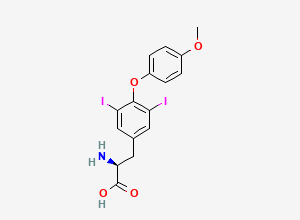 Two-dimensional chemical structure of Levothyroxine Related Compound 10, CAS 94345-95-6