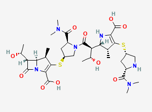 Two-dimensional chemical structure of Meropenem EP impurity B / Meropenem Dimer, CAS 166901-45-7