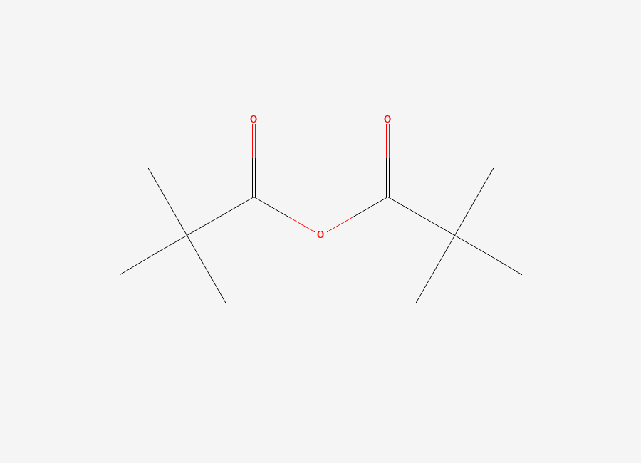 Two-dimensional chemical structure of Pivalic anhydride
