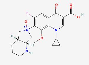 Two-dimensional chemical structure of Moxifloxacin Impurity 79