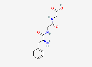 Two-dimensional chemical structure of Phe-Gly-Gly