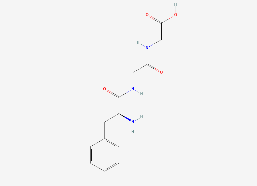 Two-dimensional chemical structure of Phe-Gly-Gly