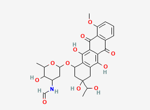 Two-dimensional chemical structure of Baumycin C2 (Mixture of Diastereomers), CAS 64479-55-6
