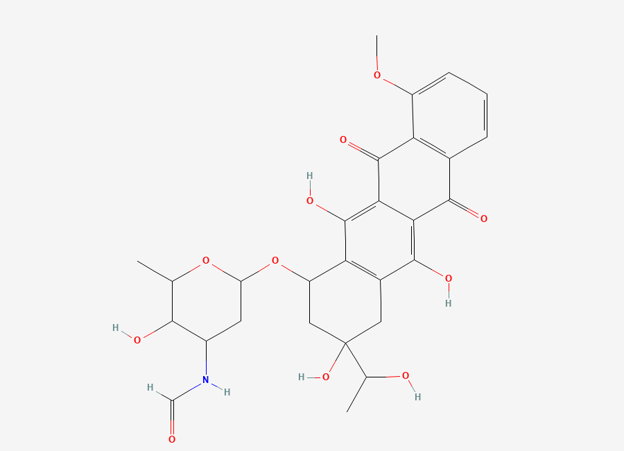Two-dimensional chemical structure of Baumycin C2 (Mixture of Diastereomers), CAS 64479-55-6