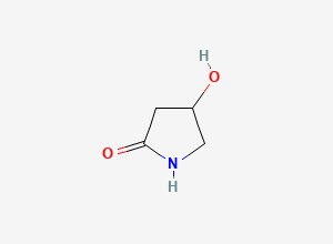 Two-dimensional chemical structure of 4-Hydroxy-2-pyrrolidinone
