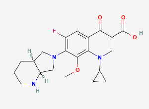 Two-dimensional chemical structure of Moxifloxacin