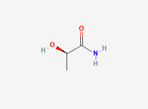 Two-dimensional chemical structure of (R)-Lactamide, CAS 598-81-2