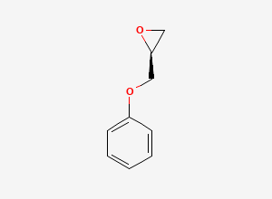 Two-dimensional chemical structure of (2S)-2-(phenoxymethyl)oxirane