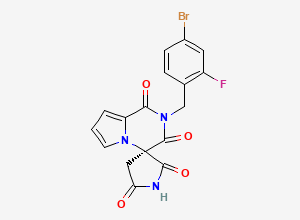 Two-dimensional chemical structure of Ranirestat