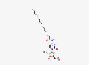 Two-dimensional chemical structure of Sapacitabine