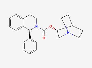 Two-dimensional chemical structure of Solifenacin