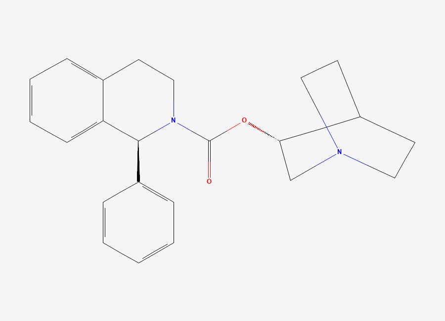 Two-dimensional chemical structure of Solifenacin