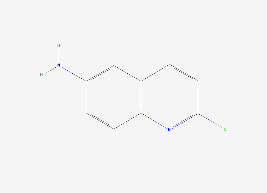 Two-dimensional chemical structure of 2-Chloroquinolin-6-amine