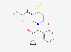 Two-dimensional chemical structure of trans-R-138727