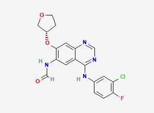 Two-dimensional chemical structure of Afatinib Impurity JXH, CAS 2223677-60-7