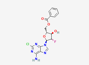 Two-dimensional chemical structure of Clofarabine Impurity 7, CAS 796061-24-0