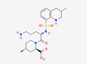 Two-dimensional chemical structure of Argatroban-2, CAS 188659-43-0