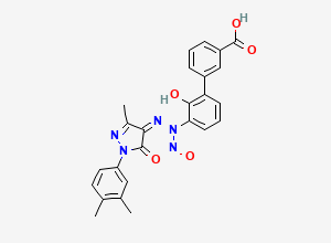Two-dimensional chemical structure of N-Nitroso Eltrombopag