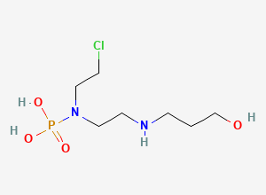 Two-dimensional chemical structure of Chlorodiazinonyl phosphamide, CAS 2810251-24-0