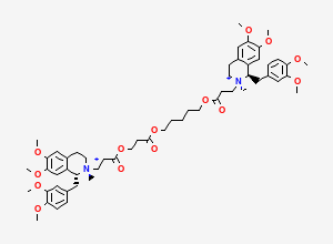 Two-dimensional chemical structure of Cisatracurium besilate impurity L [EP impurity]