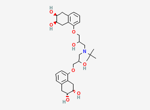 Two-dimensional chemical structure of Nadolol EP Impurity D/ Nadolol Dimer, CAS 67247-26-1