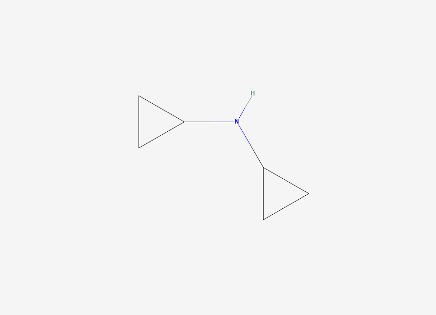 Two-dimensional chemical structure of N-Cyclopropylcyclopropanamine