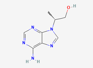 Two-dimensional chemical structure of (R)-2-(6-Amino-9H-purin-9-yl)propan-1-ol