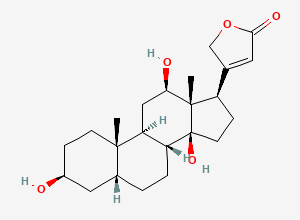 Two-dimensional chemical structure of Digoxin EP Impurity C/ Digoxigenin, CAS 1672-46-4