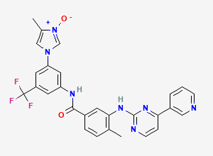 Two-dimensional chemical structure of Nilotinib Imidazolyl N-oxide, CAS 2139382-75-3
