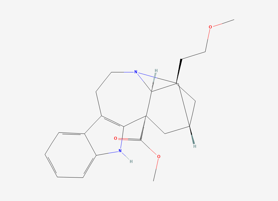Two-dimensional chemical structure of 18-Methoxycoronaridine, CAS 308123-60-6