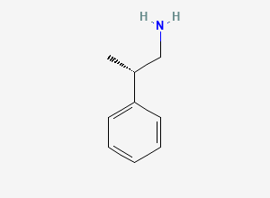 Two-dimensional chemical structure of (2S)-2-Phenylpropan-1-amine