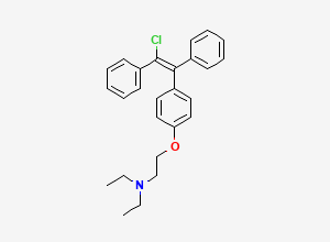 Two-dimensional chemical structure of Trans-Clomiphene, CAS 15690-57-0