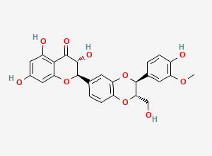 Two-dimensional chemical structure of Silibinin B