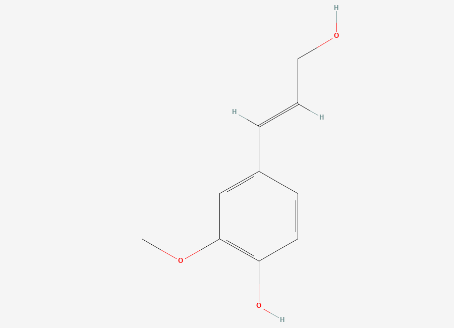 Two-dimensional chemical structure of Coniferyl Alcohol
