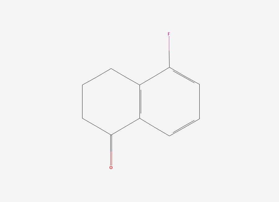 Two-dimensional chemical structure of 5-Fluoro-1,2,3,4-tetrahydronaphthalen-1-one