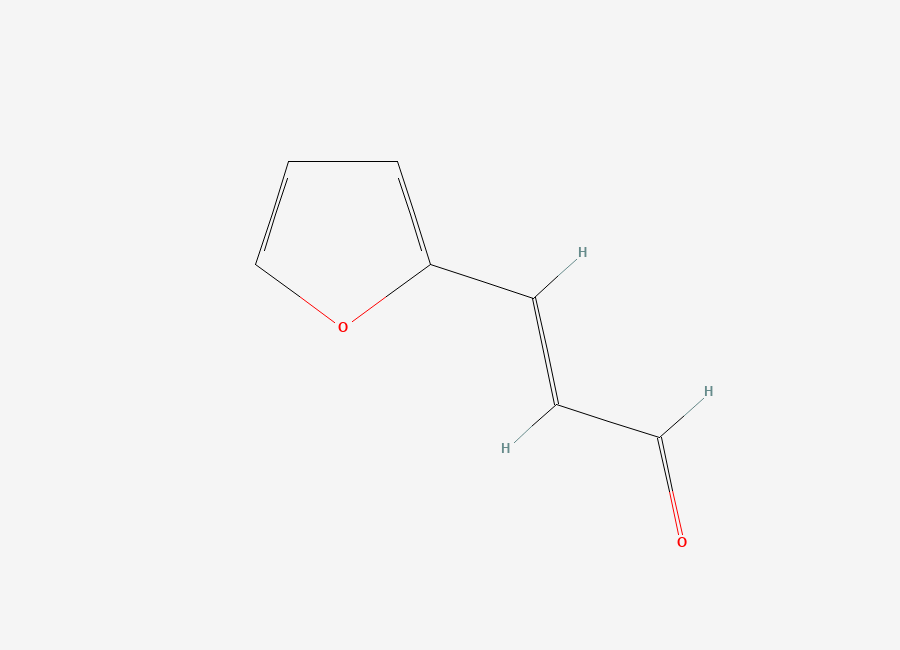 Two-dimensional chemical structure of 2-Furanacrolein