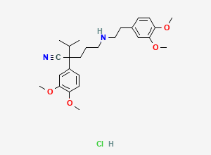 Two-dimensional chemical structure of Verapamil EP Impurity J / N-nor Verapamil (HCl Salt), CAS 67812-42-4