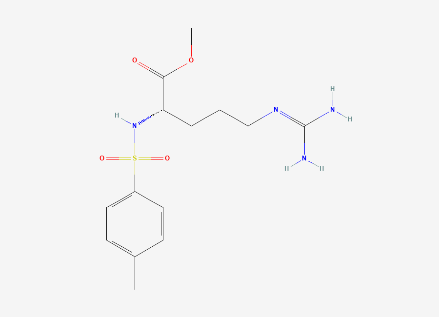 Two-dimensional chemical structure of Tosylarginine Methyl Ester