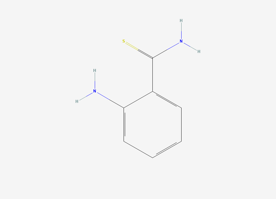 Two-dimensional chemical structure of 2-Aminobenzenecarbothioamide