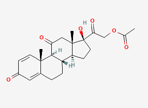 Two-dimensional chemical structure of Prednisolone Impurity 76