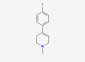 Two-dimensional chemical structure of Paroxetine EP Impurity G / Paroxetine Related Compound E, CAS 69675-10-1
