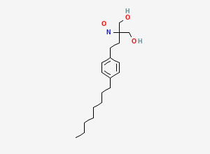 Two-dimensional chemical structure of N-Nitroso Fingolimod