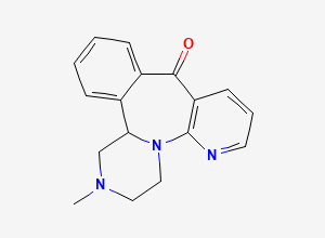 Two-dimensional chemical structure of Mirtazapine EP Impurity F / Mirtazapine Related Compound D / Mirtazapine 10-Keto Impurity, CAS 191546-97-1