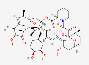 Two-dimensional chemical structure of 42-O-Desmethyl Rapamycin, CAS 142382-16-9