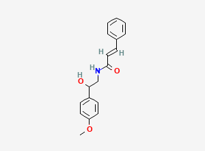 Two-dimensional chemical structure of Aegeline, CAS 456-12-2