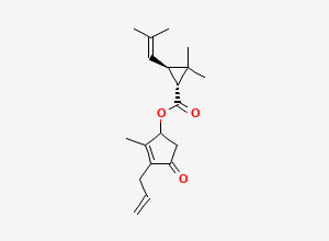 Two-dimensional chemical structure of Bioallethrin, CAS 260359-57-7