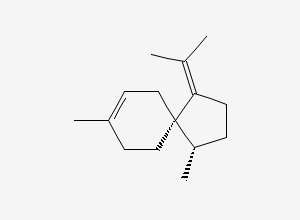 Two-dimensional chemical structure of alpha-Alaskene, CAS 28400-12-6