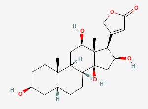 Two-dimensional chemical structure of Diginatigenin