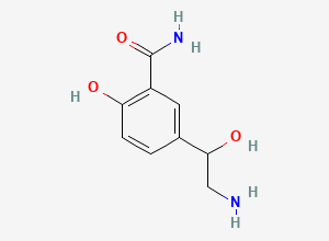 Two-dimensional chemical structure of Labetalol EP Impurity D (Free Base), CAS 68807-83-0